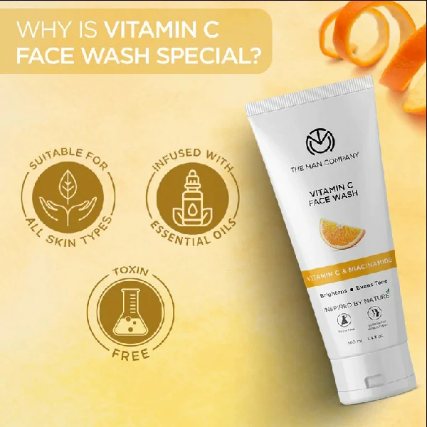 The Man Company Vitamin C Face Wash (100ml)