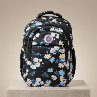 Floral Print Backpack for Kids