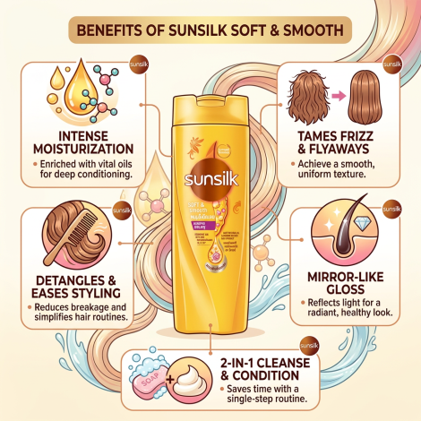 Sunsilk Soft & Smooth Shampoo 300ml (Thailand)