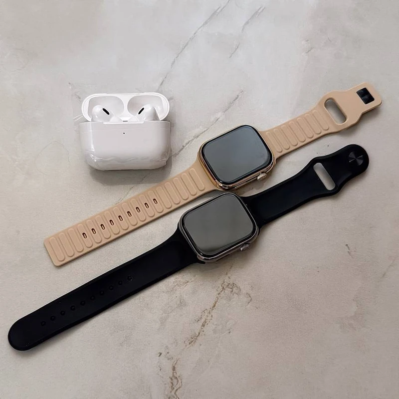 HR6 Ultra3 Smart Watch with Wireless Earphones Set
