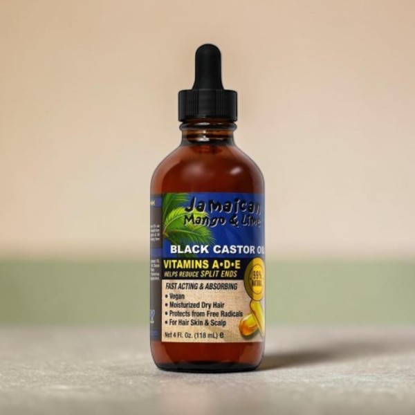 Jamaican Mango & Lime Vitamin A.D.E Black Castor Oil 118ml (United States)