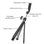 LIVE-K9 LED Selfie Stick, also known as a Live Broadcast Stand