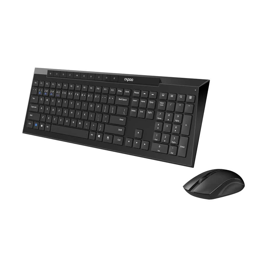 Rapoo 8210M Dual Mode Wireless Keyboard & Mouse Combo Black