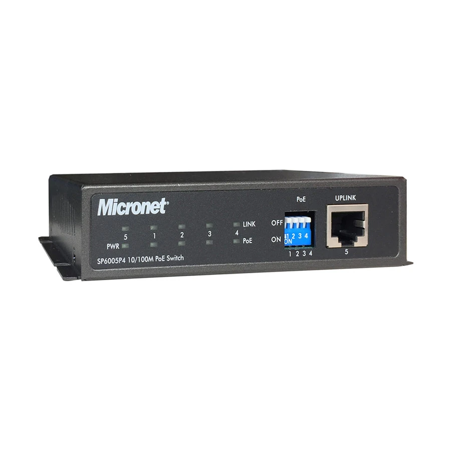 Micronet SP6005P4 5 Port Unmanaged PoE Switch