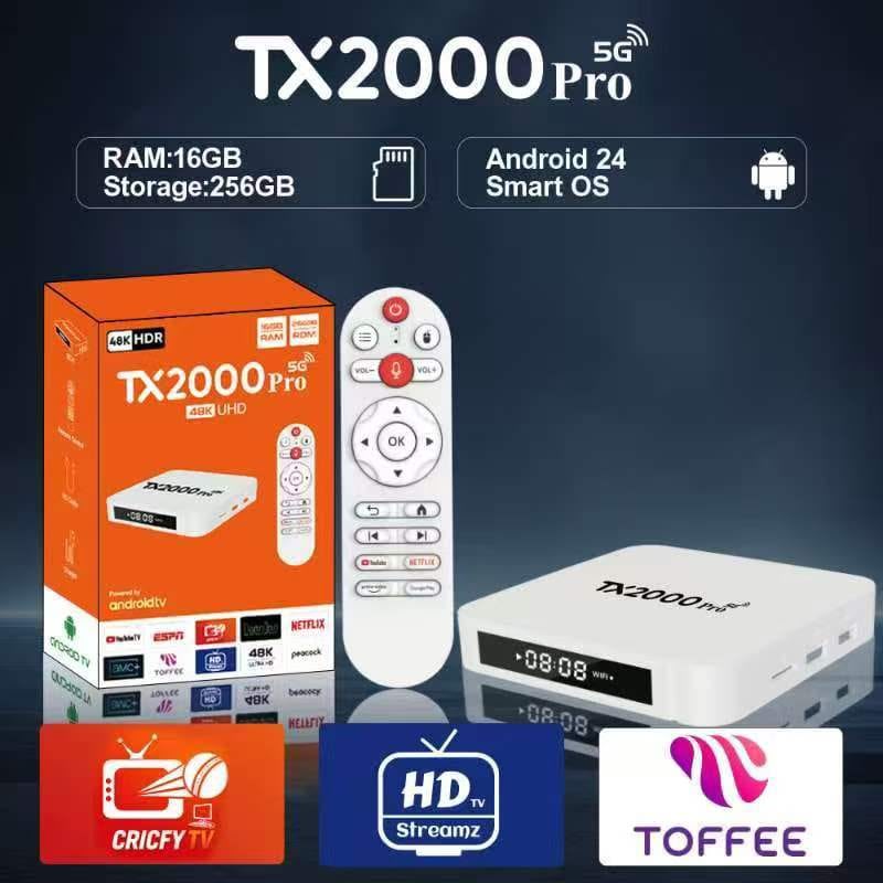 TX2000 Pro 5G Smart TV Box।