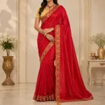 Premium Dupion Silk Saree with Blouse Piece | Soft & Elegant Traditional Wear for Wedding, Eid & Party