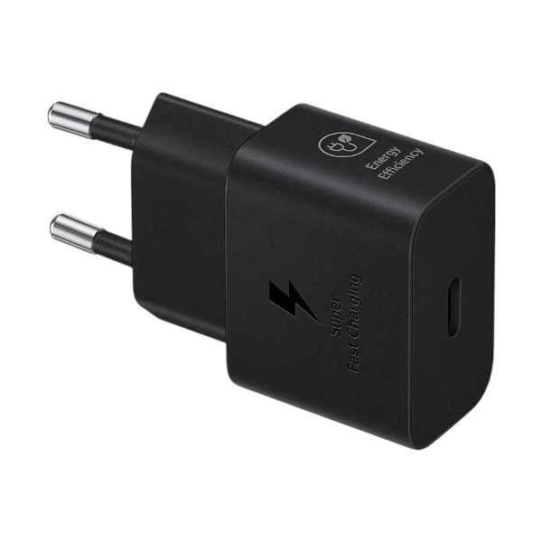 Samsung 25W PD USB-C Black Charger 2 pin