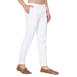 White Cotton Aligori Pajama