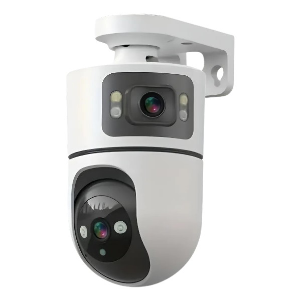 Smart v-380, Q9 home wi-fi color camera 2 lens 3 view , application 1080p endor wireless camera