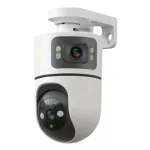 Smart v-380, Q9 home wi-fi color camera 2 lens 3 view , application 1080p endor wireless camera