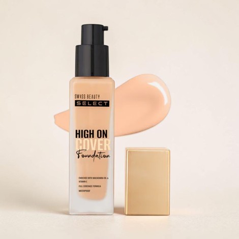 Swiss Beauty Select High On Cover Foundation - 06 Warm Espresso (China)