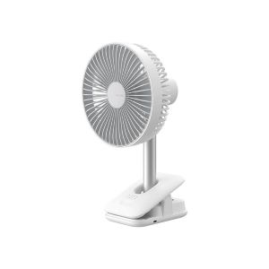 JISULIFE FA13R Rechargeable Clip Fan (8000mAh)- White Color