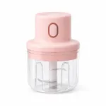 Intelligent Electric Rechargeable Vegetable Cutter & Mini Chopper – 250ml Wireless One-Touch Food Processor for Garlic, Ginger, Onion & Meat