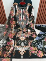 Digital Print Three Piece Set for Women, M, L and XL, 3 Colours