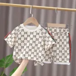 Baby Cotton T-Shirt and Pant Combo Set, 180/190 GSM