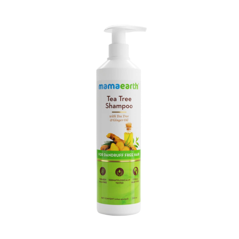 Mamaearth Tea Tree Shampoo For Dandruff Free Hair 250ml (India)
