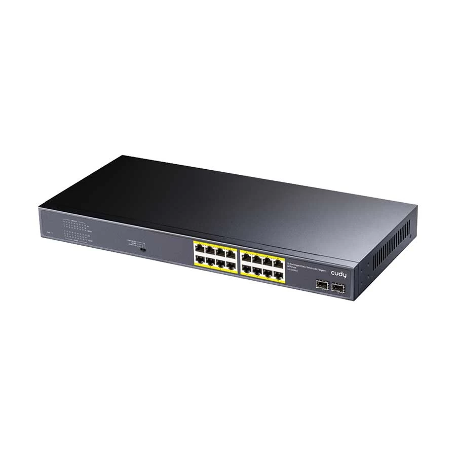 Cudy GS1020PS2 16 Port Gigabit PoE+ Switch with 2 SFP Uplink Ports