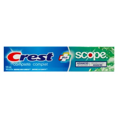 Crest Complete Plus Scope Adavance Active Foam Toothpaste 170ml (USA)