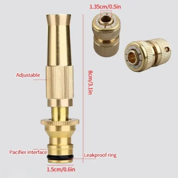 High Pressure Copper Spray Nozzle Hose Pipe