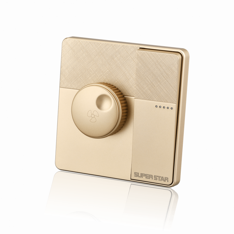 Super Star Gold Ray Fan Dimmer With Switch