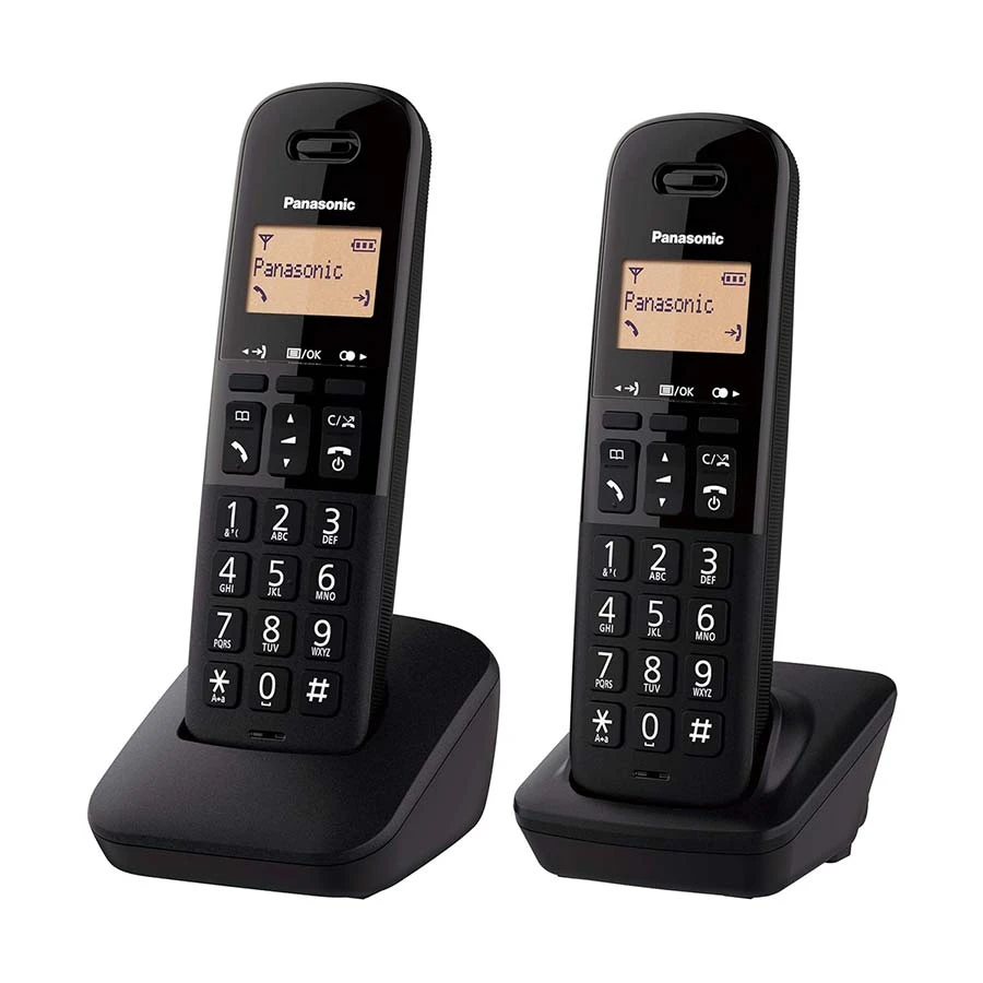 Panasonic KX-TGB612 Cordless Black Phone Set (2 Handsets)