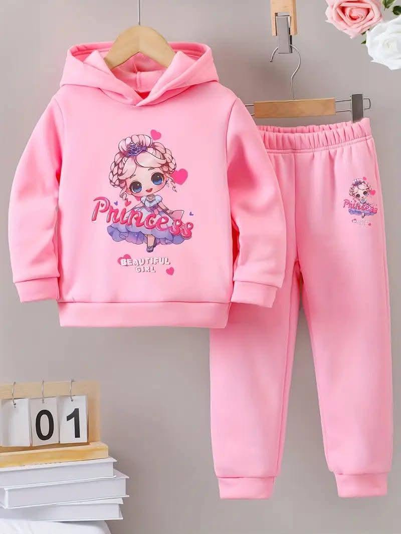 Baby Hoodie Set with Pant for Boys and Girls, Sizes 3-6M to 9-10Y