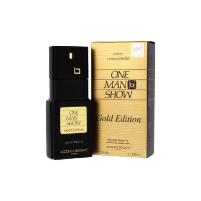 Jacques Bogart One Man Show Gold Edition Eau De Toilette 100ml (France)