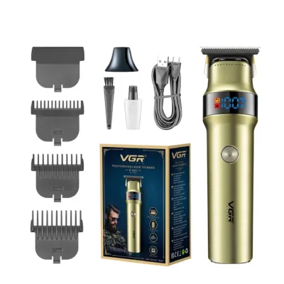 VGR V-991 Trimmer with 5W USB Smart Digital Display