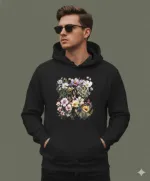 Pure Cotton Drop Shoulder Hoodie, 280 GSM, 6 Colours