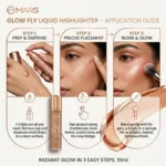 Mars Glow Fly Liquid Highlighter - Winged Gold (China)