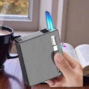 Multi-functional Gas and Electric Cigarette Case
