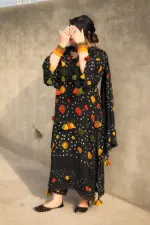 Pure Cotton Digital Print Three Piece, Sizes M to XXL