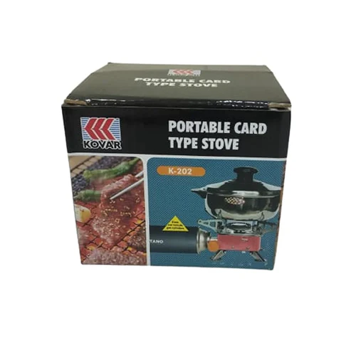 Kovar K-202 Portable Card Type Stove Price in Bangladesh – Lightweight Outdoor Camping Gas Stove with Auto Fire & Compact Design