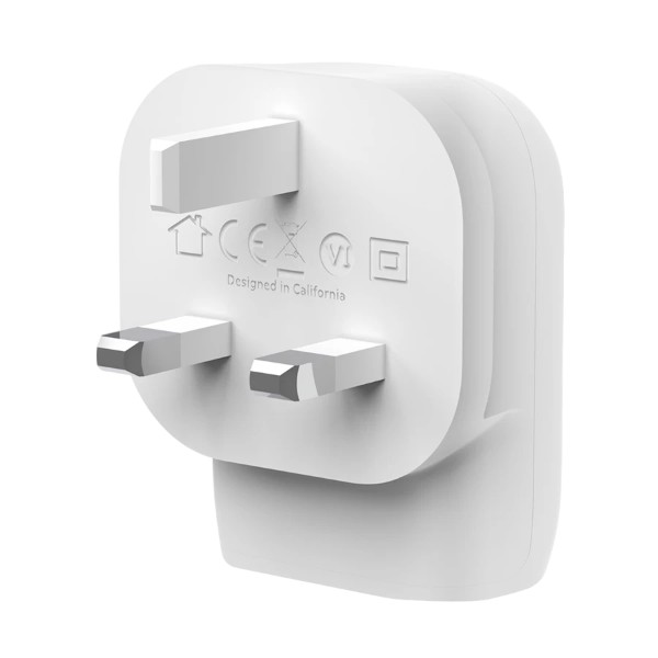Belkin WCA005myWH BoostCharge 30W PD 3.0 PPS USB-C White Charger