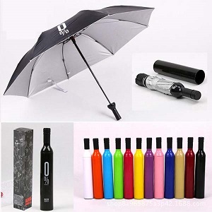 Deco Wine Bottle Umbrella