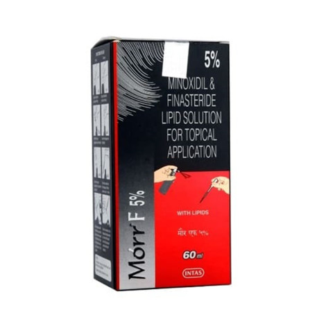 Morr F 5% Minoxidil & Finastride Lipid Solution For Topical Application 60ml (India)