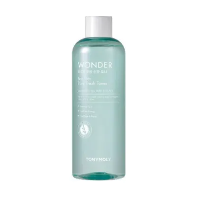 Tonymoly Wonder Tea Tree Pore Fresh Toner 500ml (Korea)
