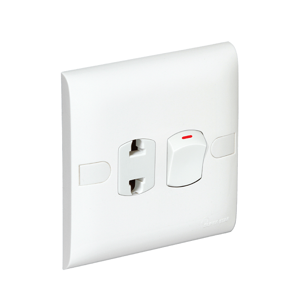 Super Star Slim 2 Pin Socket With Switch