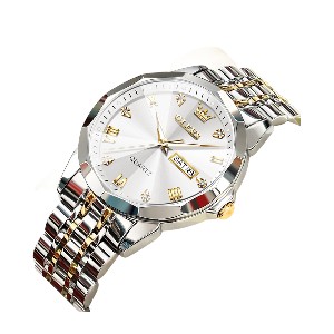 OLEVS 9931G New Exclusive Design Quartz Watch for Men ( White)