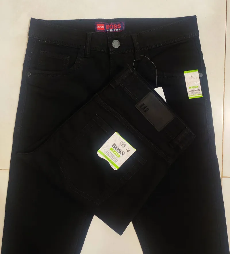 Men's Semi Narrow Slim Fit Denim Pant, 12 oz Stretch Cotton