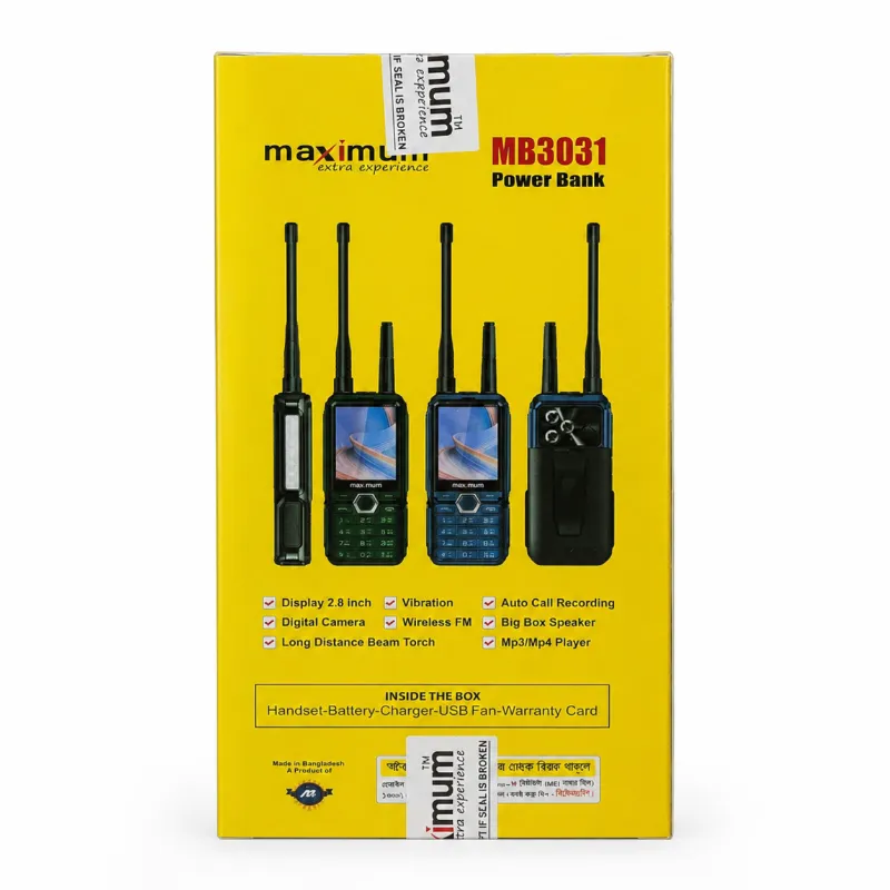 Maximum MB3031 Mobile Four Sim Dual Antina 6500mAh Battery