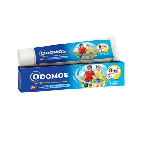 Odomos Kids Non-Sticky Mosquito Repellent Cream 100g (India)