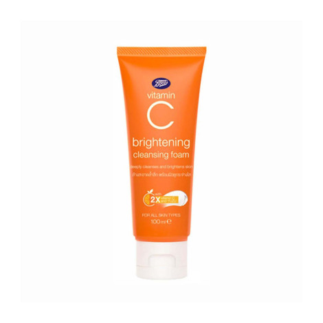 Boots Vitamin C Brightening Cleansing Foam 100ml (Thailand)