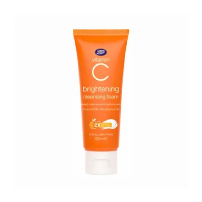 Boots Vitamin C Brightening Cleansing Foam 100ml (Thailand)