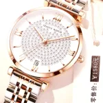 Trsoye Women's Two-Tone Chain Watch