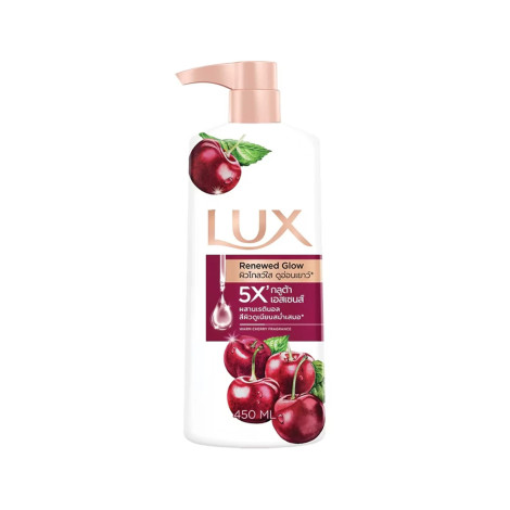 Lux Renewed Glow Worm Cherry Fragrance Body Wash 450ml (Thailand)