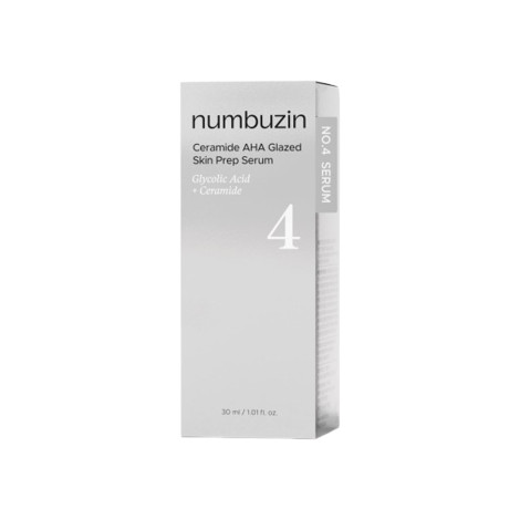 Numbuzin No.4 Ceramide AHA Glazed Skin Prep Serum 30ml (Korea)