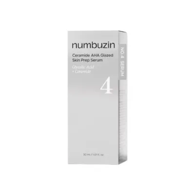 Numbuzin No.4 Ceramide AHA Glazed Skin Prep Serum 30ml (Korea)