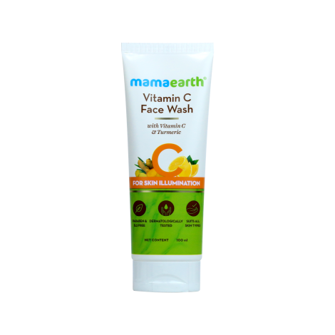 Mamaearth Vitamin C Face Wash With Vitamin C & Turmeric 100ml (India)