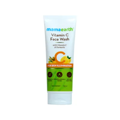 Mamaearth Vitamin C Face Wash With Vitamin C & Turmeric 100ml (India)
